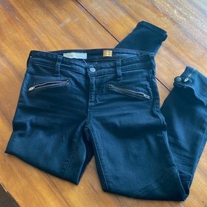 Pilcro and the letterpress black skinny jeans size 26